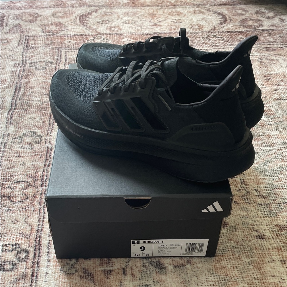 Adidas Ultraboost 5 Triple Black Men's Athletic Shoes